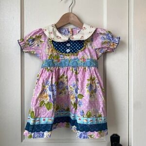 Vintage kids blouse top or mini dress